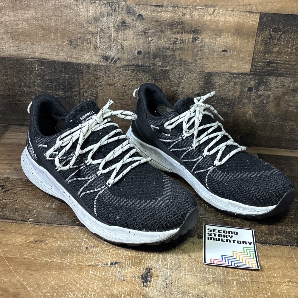 Merrell Bravada 2 Black White Waterproof Women's Hiking Trail Shoes Size 10W